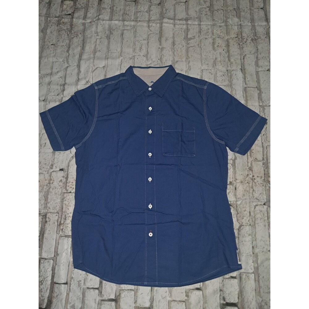 Tommy Bahama Relax Island Modern Fit Men's Button Up Shirt Size Medium Blue